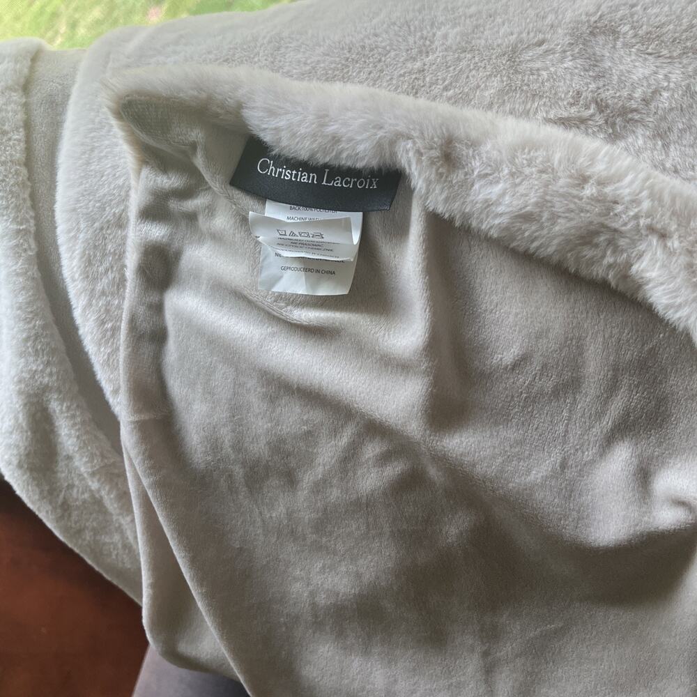 Faux Fur Throw Blanket 75x50 Ultra Soft Plush Warm Reversible Luxury Oeko Tex